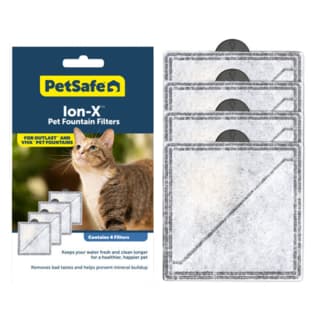 PetSafe Ion-X Cat and Dog Water Fountain Replacement Filters - 4 Pack