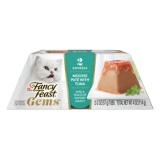Fancy Feast Gems Mousse Pate with Tuna Wet Cat Food - 2 x 57g Pack
