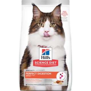 Hill's Science Diet Adult Perfect Digestion Dry Cat Food - 1.59kg