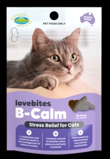 Vetafarm Lovebites B-Calm Cat Calming Chews - 60 Pack