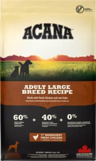 ACANA Adult Large Breed Dry Dog Food - 22.8kg (2 x 11.4kg Bags)