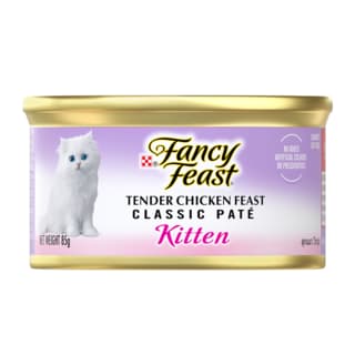 Fancy Feast Classic Pate Kitten Tender Chicken Feast Wet Cat Food - 85g
