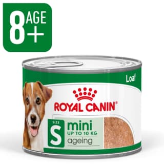 Royal Canin Mini Ageing 8+ Loaf Canned Senior Wet Dog Food - 195g x 12