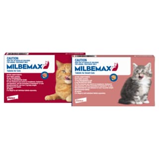 Milbemax Worming Tablets for Cats - 2 - 8kg, 20 Pack