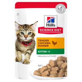 Hill's Science Diet Kitten Chicken Wet Cat Food - 85g x 24