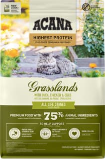 ACANA Highest Protein Regionals Grasslands Dry Cat Food - 9kg (2 x 4.5kg Bags)