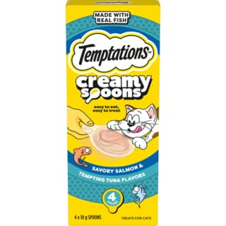 Temptations Creamy Spoons Salmon & Tuna Cat Treats - 40g