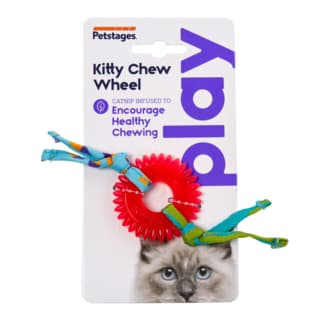 Petstages Dental Kitty Chew Wheel Catnip Cat Toy - Single