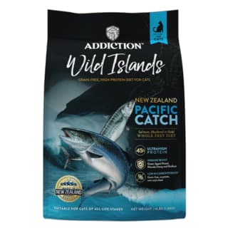 Addiction Wild Islands Pacific Catch Salmon Mackerel & Hoki Dry Cat Food - 1.8kg