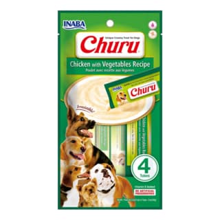 Inaba Churu Chicken with Vegetables Recipe Dog Treats - 112g (2 x 56g)