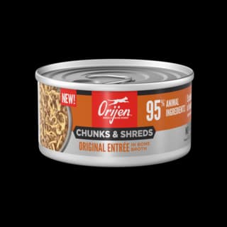 Orijen Original Entrée Chunks & Shreds in Bone Broth Wet Cat Food - 85g