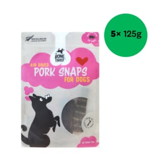 The Bone Thief Pork Snaps Dog Treats - 625g (5 x 125g)