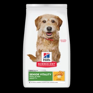 Hill's Science Diet Adult 7+ Senior Vitality Small & Mini Dry Dog Food - 3.16kg (2 x 1.58kg Bags)