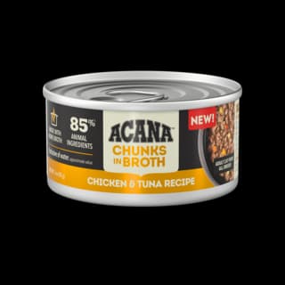 ACANA Chicken & Tuna Recipe Chunks in Broth Wet Cat Food - 85g