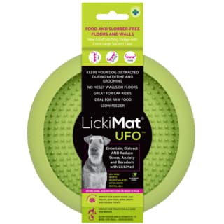 LickiMat UFO Dog Slow Feeder Mat - Green