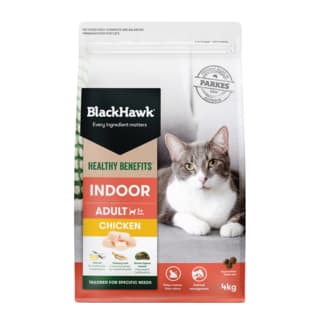 Black Hawk Healthy Benefits Adult Indoor Chicken Dry Cat Food - 4kg