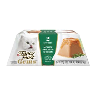Fancy Feast Gems Mousse Pate with Chicken Wet Cat Food - 2 x 57g Pack