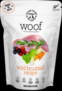 The NZ Natural Pet Food Co Woof Wild Brushtail Freeze Dried Dog Food - 50g