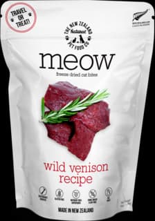 The NZ Natural Pet Food Co Meow-Purr Wild Venison Freeze Dried Cat Food - 50g
