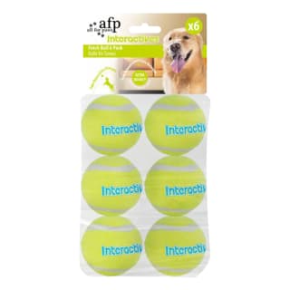 All For Paws Interactive Fetch Balls Dog Toy - 6 Pack