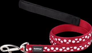 Red Dingo Spots Dog Lead - Large