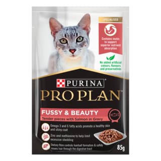 Pro Plan Fussy & Beauty Salmon Wet Cat Food - 85g