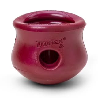 West Paw Zogoflex Toppl Dog Toy - Large, Ruby Red