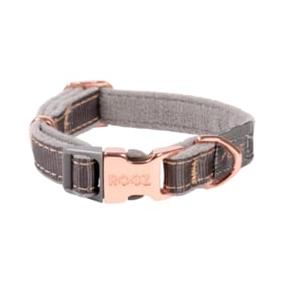 Rogz Urban Classic Dog Collar - Extra Small, Dove Grey