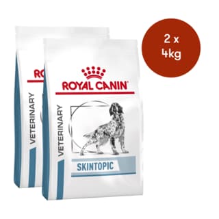 Royal Canin Vet Skintopic Dog Dry Food - 4kg (2 x 2kg Bags)