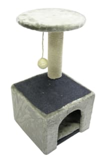 Tigga Box & Platform Cat Scratcher - Grey