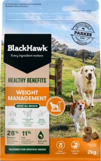 Black Hawk Healthy Benefits Weight Management Dry Dog Food - 2kg