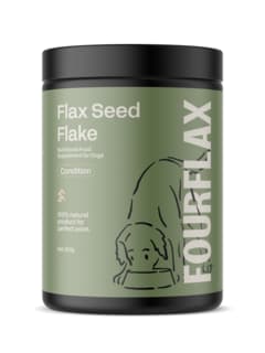 Fourflax Flax Seed Flake Digestive Health Supplement for Dogs - 250g