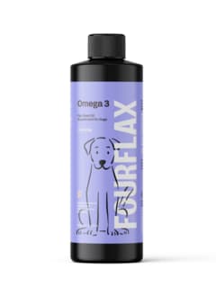 Fourflax Dog Omega-3 Flax Seed Oil Supplement - 250ml