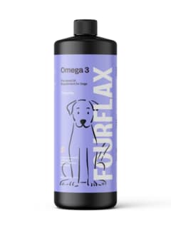 Fourflax Dog Omega-3 Flax Seed Oil Supplement - 1000ml