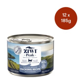 ZIWI Mackerel Wet Cat Food - 185g x 12