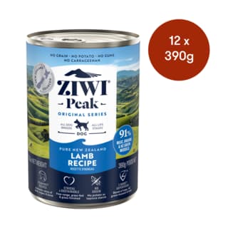 ZIWI Lamb Wet Dog Food - 390g x 12