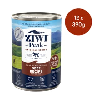 ZIWI Beef Wet Dog Food - 390g x 12