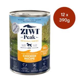ZIWI Chicken Wet Dog Food - 390g x 12