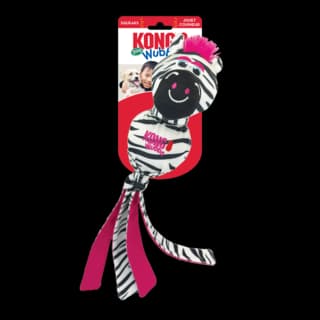 KONG Wubba Zoo Zebra Dog Toy - Large