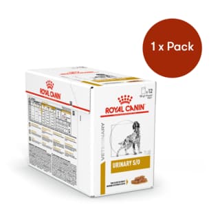 Royal Canin Vet Urinary S/O Wet Dog Food Pack - 100g x 12