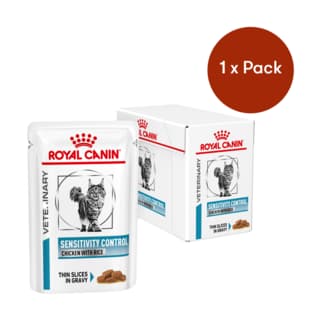 Royal Canin Vet Sensitivity Control Chicken & Rice Wet Cat Food Pack - 85g x 12