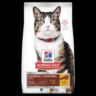 Hill's Science Diet Adult Hairball Control Dry Cat Food - 2kg
