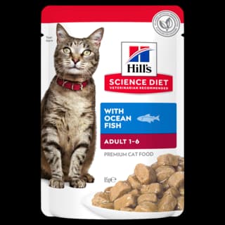 Hill's Science Diet Adult Ocean Fish Wet Cat Food - 85g