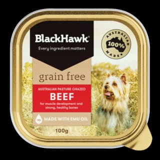 Black Hawk Grain Free Adult Beef Tinned Wet Dog Food - 100g
