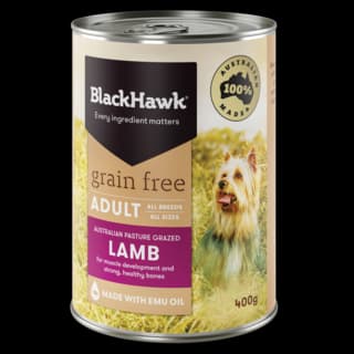 Black Hawk Grain Free Adult Lamb Canned Wet Dog Food - 400g