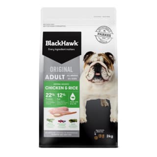 Black Hawk Original Adult Chicken & Rice Dry Dog Food - 3kg