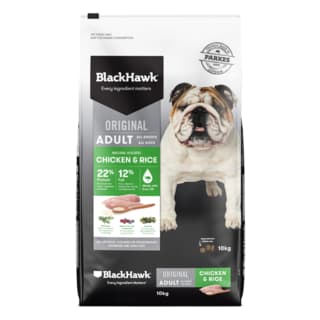 Black Hawk Original Adult Chicken & Rice Dry Dog Food - 10kg