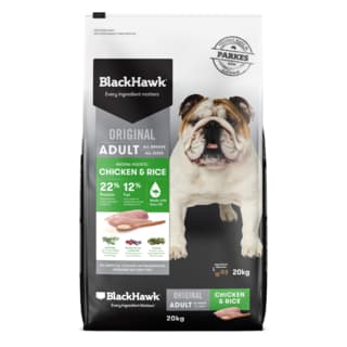 Black Hawk Original Adult Chicken & Rice Dry Dog Food - 20kg