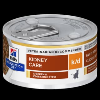 Hill's Prescription Diet k/d Kidney Care Chicken & Vegetable Stew Wet Cat Food - 82g