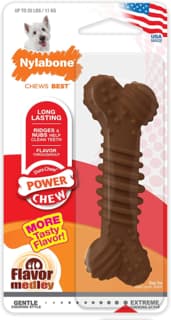 Nylabone Power Chew Textured Dog Bone Chew Toy - Small